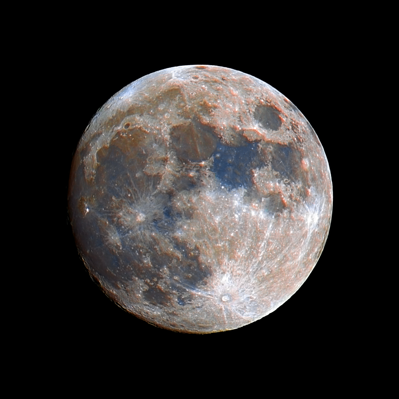 a close up of the moon