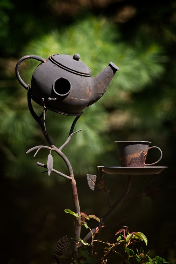 closeup tea pot