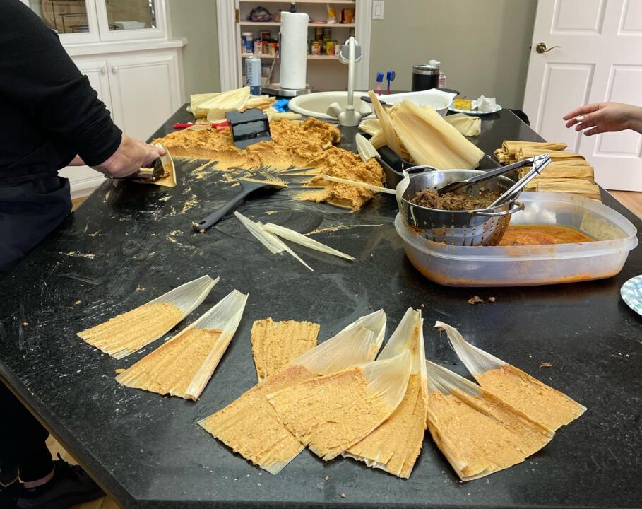 making tamales