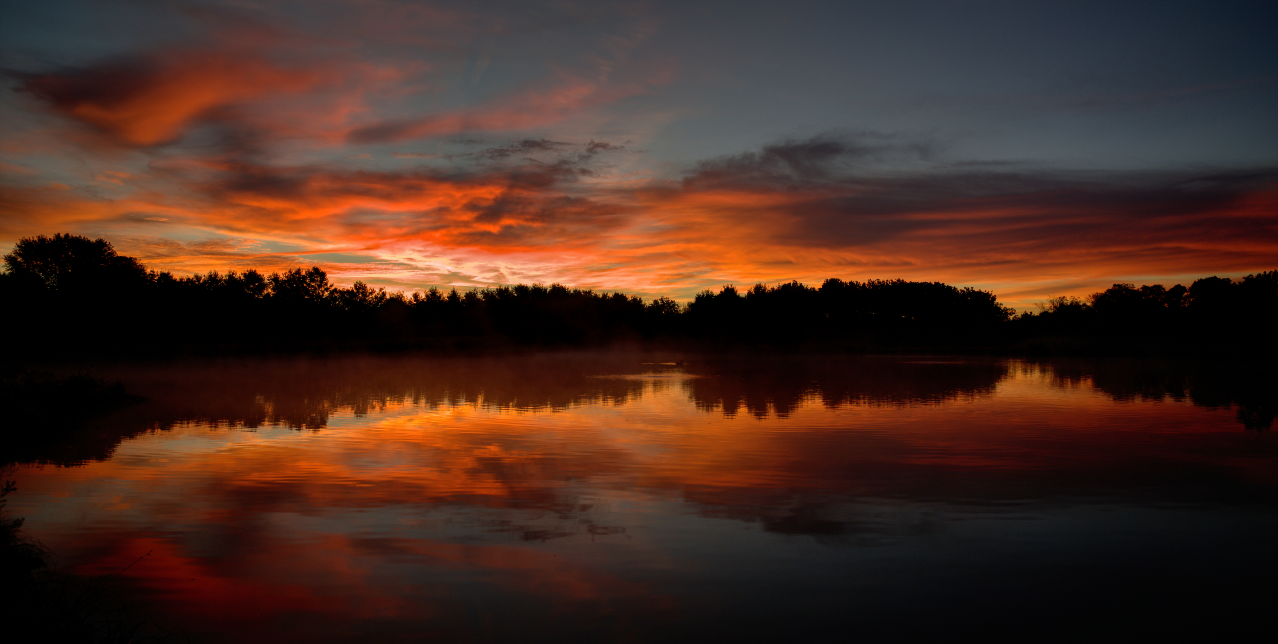 symmetrical landscape