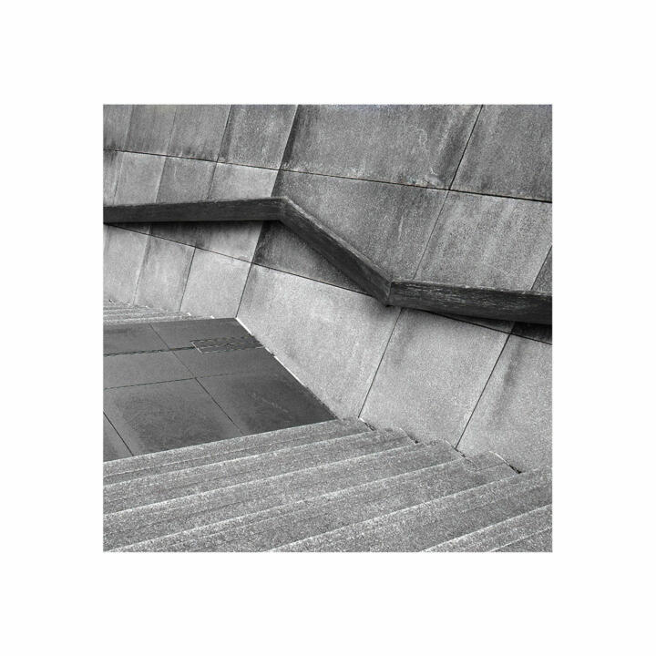 black and white stairs