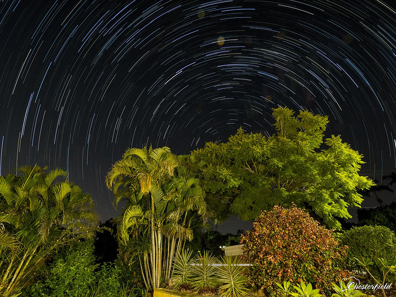photo of the week star trails