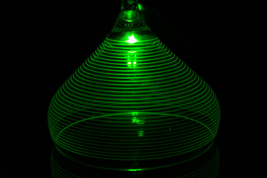 green lamp