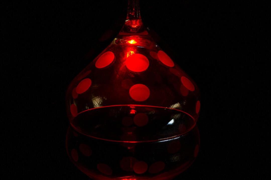 red lamp