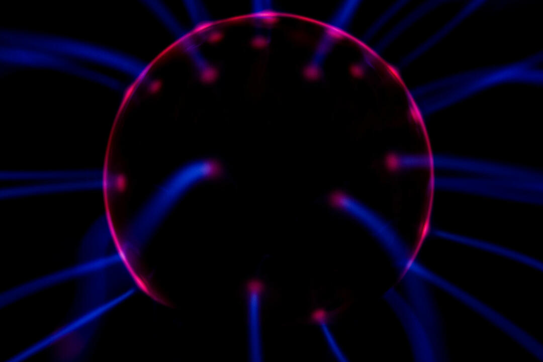 plasma ball dark