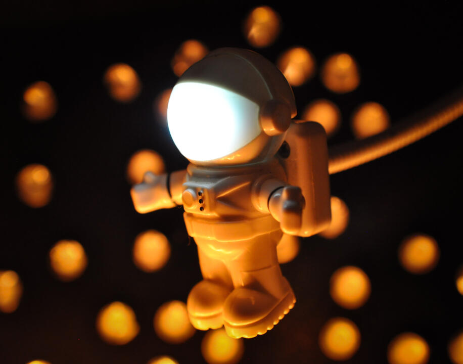 macro shot toy