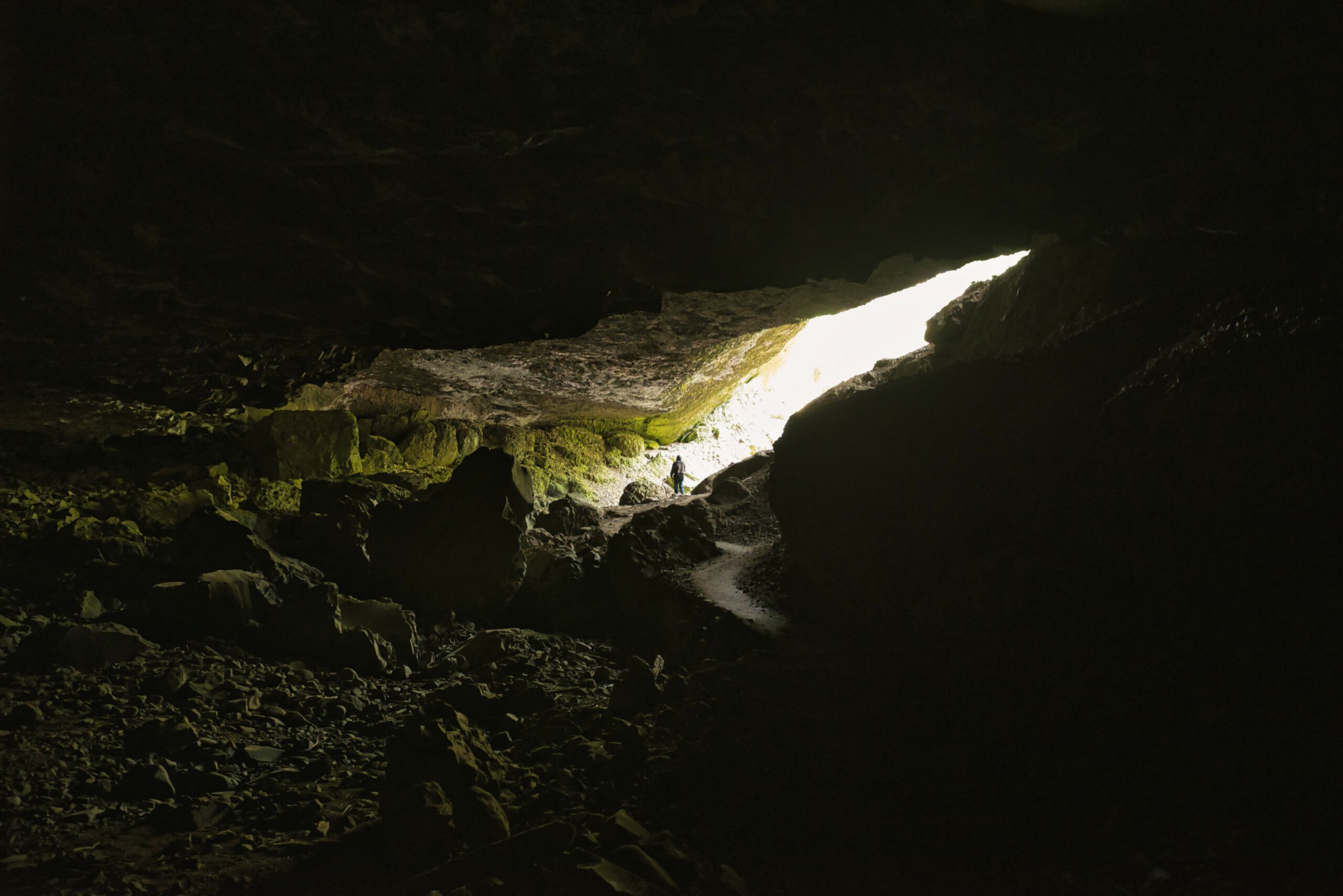 cave light leak