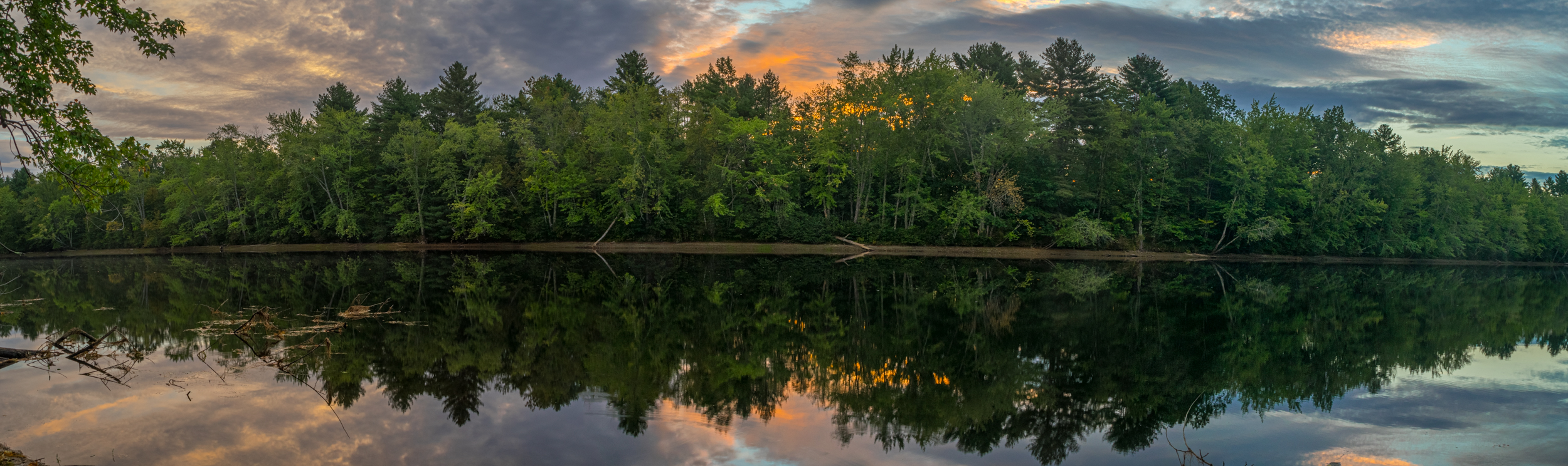 sunrise riverbank