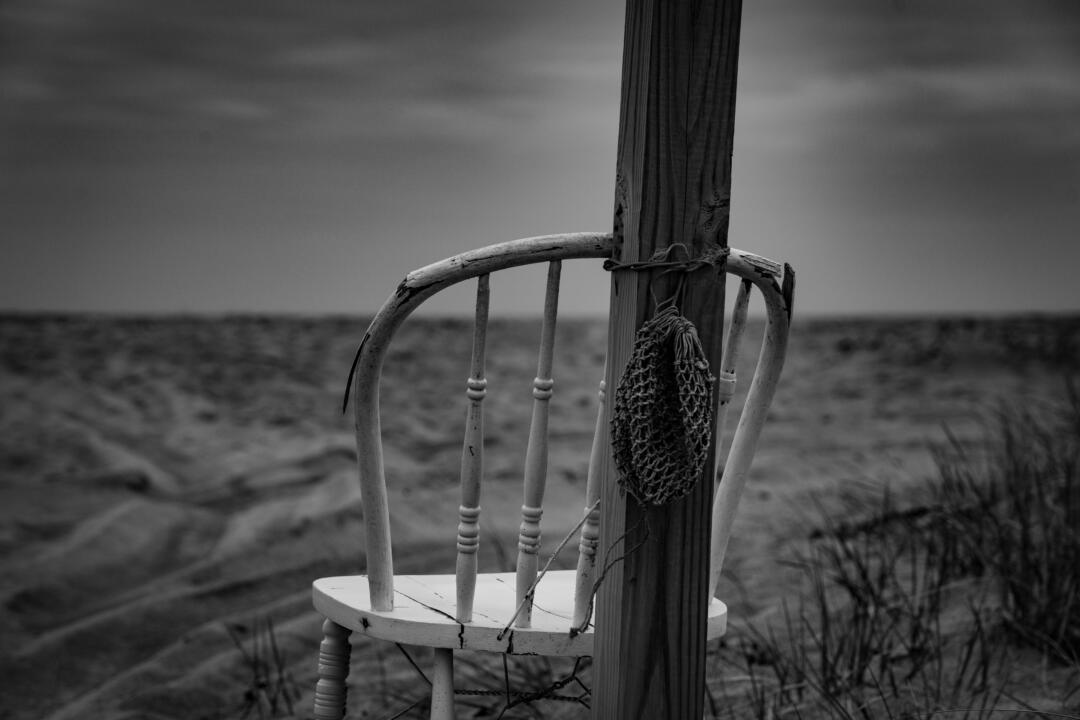 lonely chair landscape