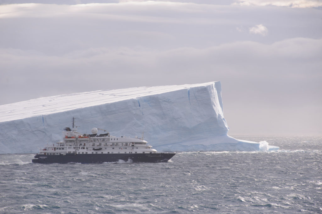 Ice berg shot demonstrating shooting to the right