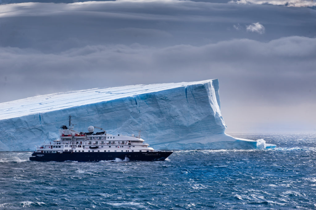 Iceberg image edited in Lightroom