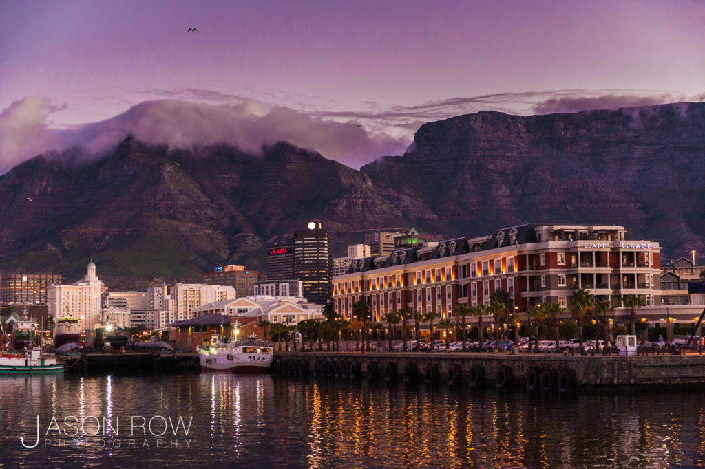 Evening in Cape Town Harbour. Taken on a summer's evening in 2009