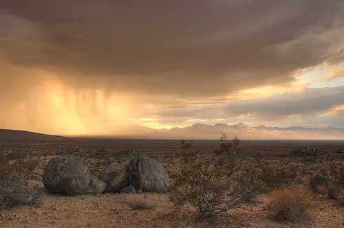 Storm Cell at Sunset