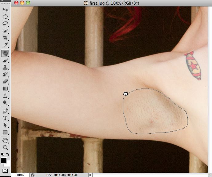 Armpit With Stubble