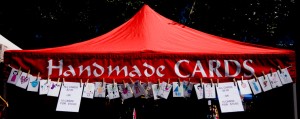 a red banner with white text