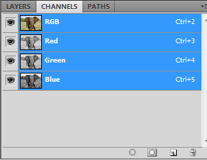 Channels Panel Photoshop