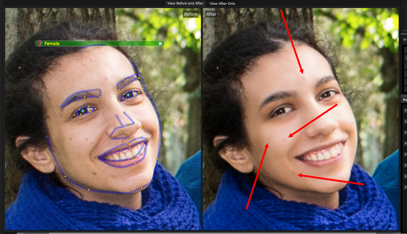 Photograph by Kent DuFault. Portrait Pro 12 was not capable of removing larger marks.