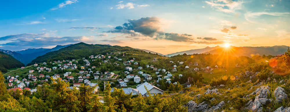 HDR panorama during golden hour. Photo by Dzvonko Petrovski. All rights reserved.