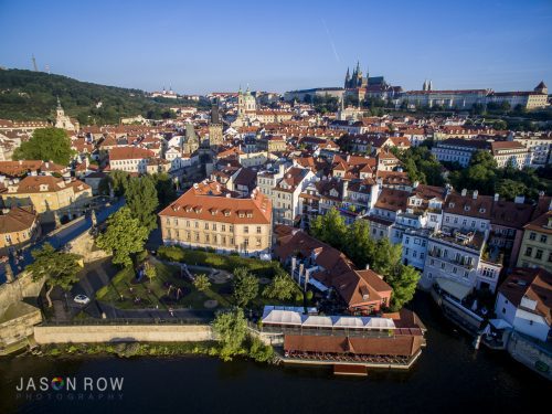 Prague Castle sits on a hill overlooking Mala Strana. By Jason Row Photography