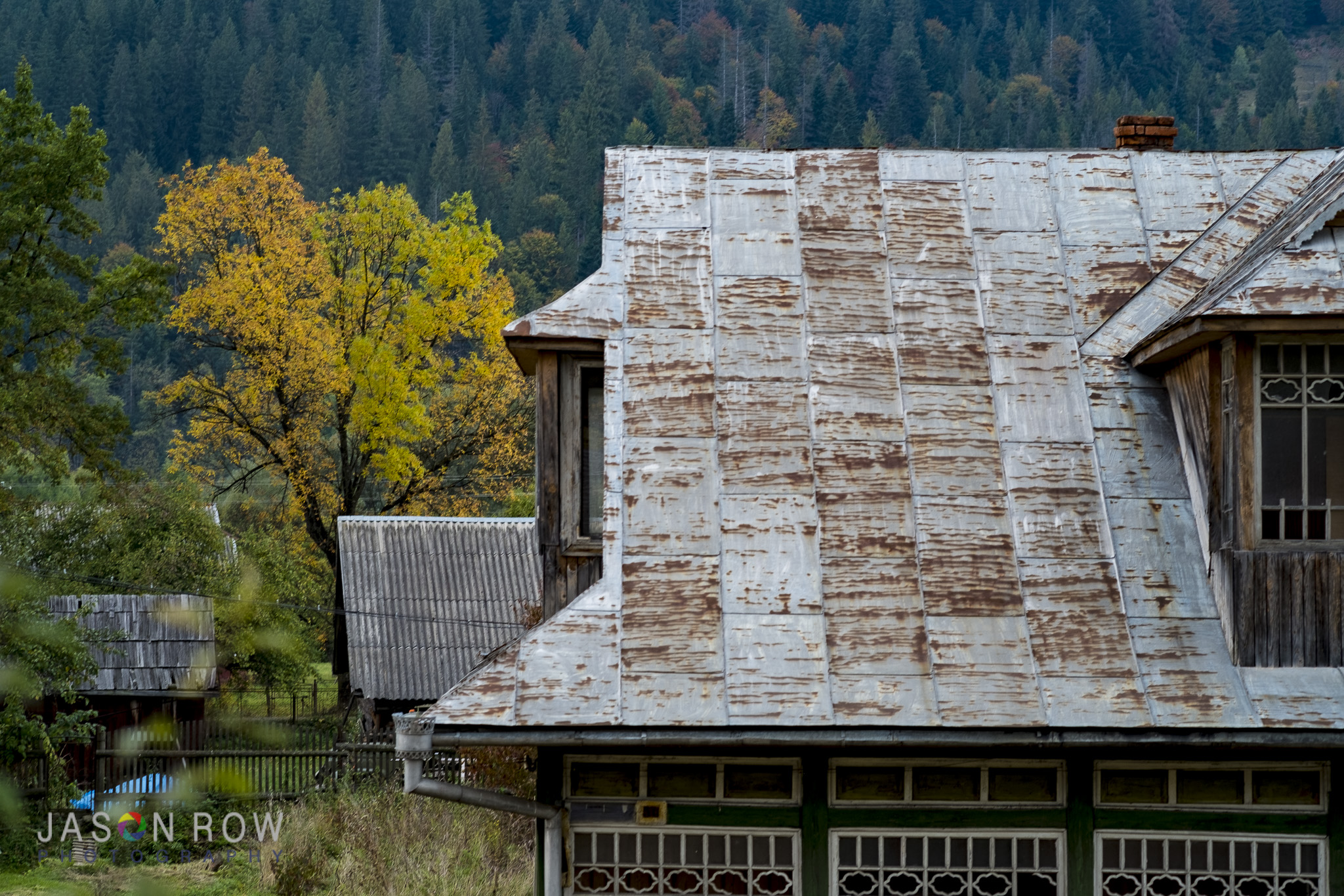 Beautiful autumn colours in Mykulychyn. By Jason Row Photography