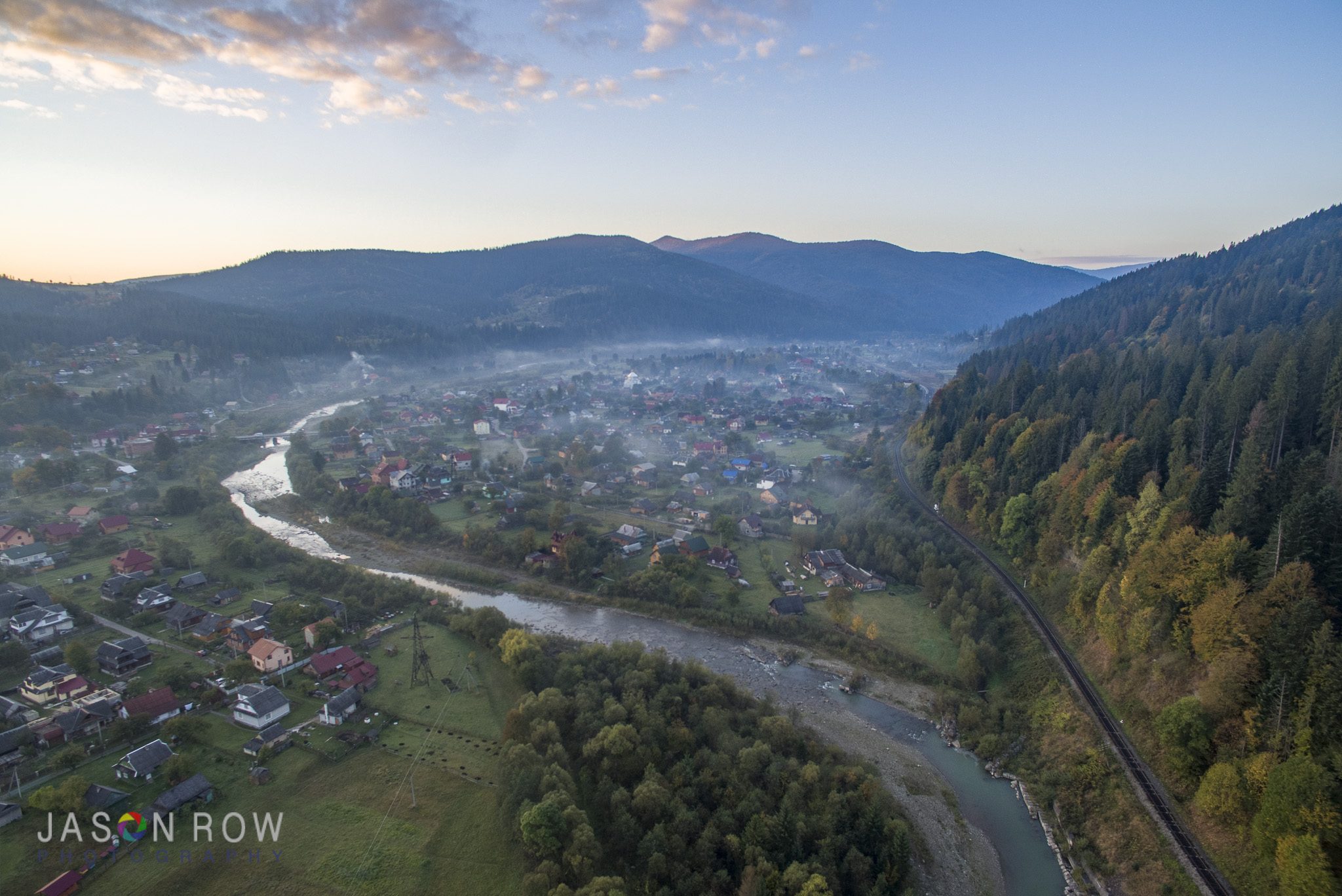 Autumn Dawn in the Carpathians. By Jason Row Photography