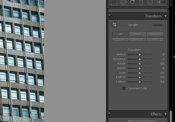lightroom cc tutorial - Guide Upright Tool