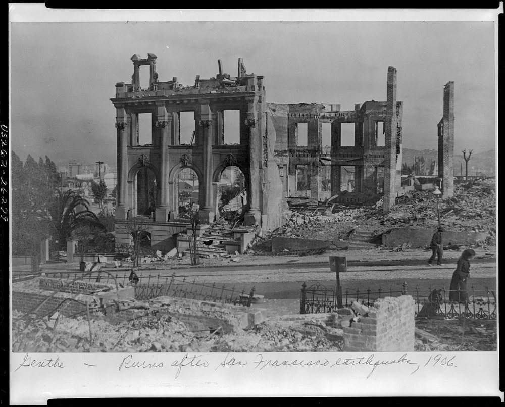 Ruins after San Francisco earthquake, 1906
