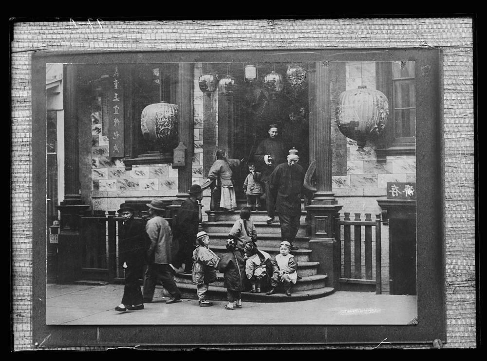 In front of the Joss House, Chinatown, San Francisco