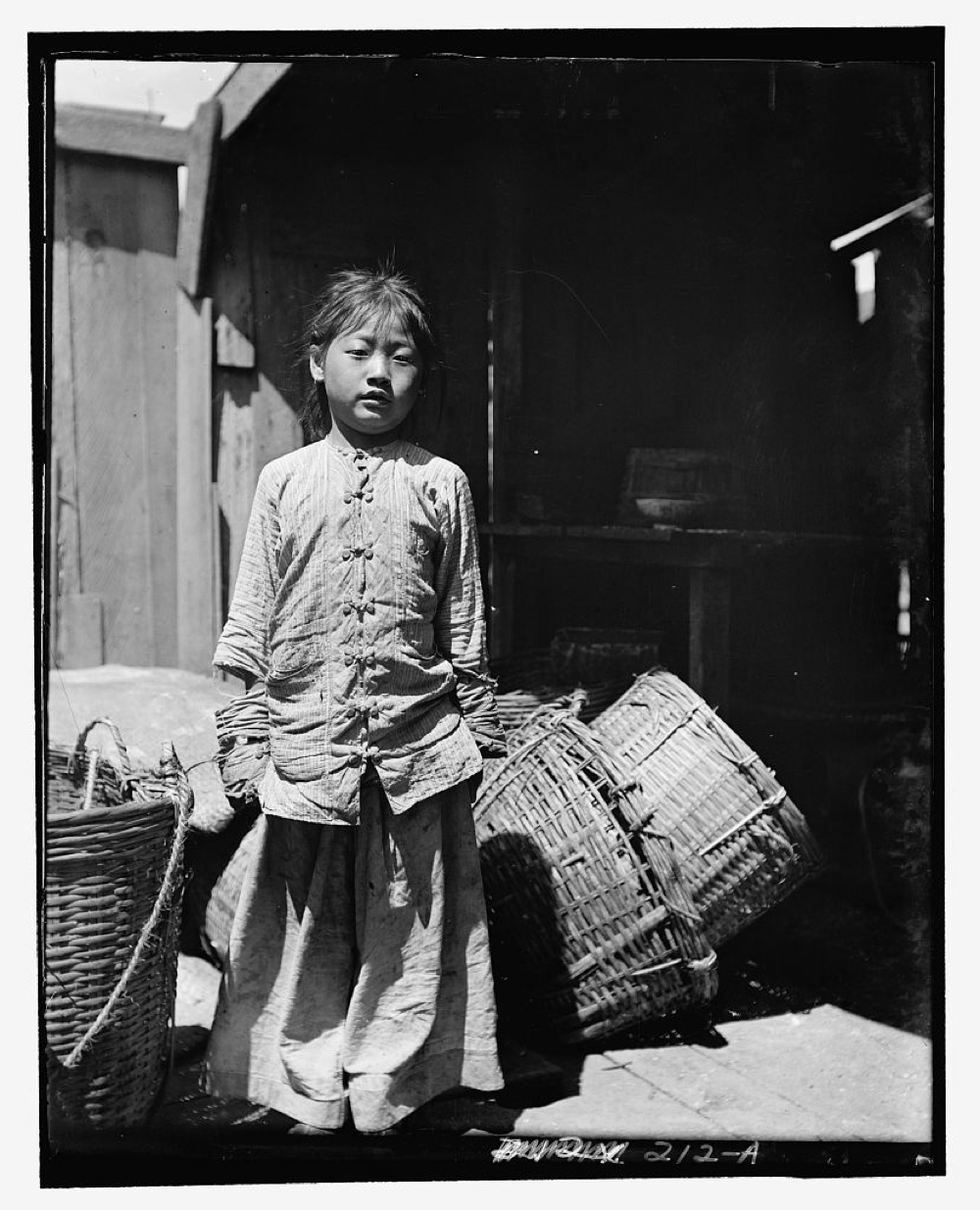 The fish dealer's daughter, Chinatown, San Francisco