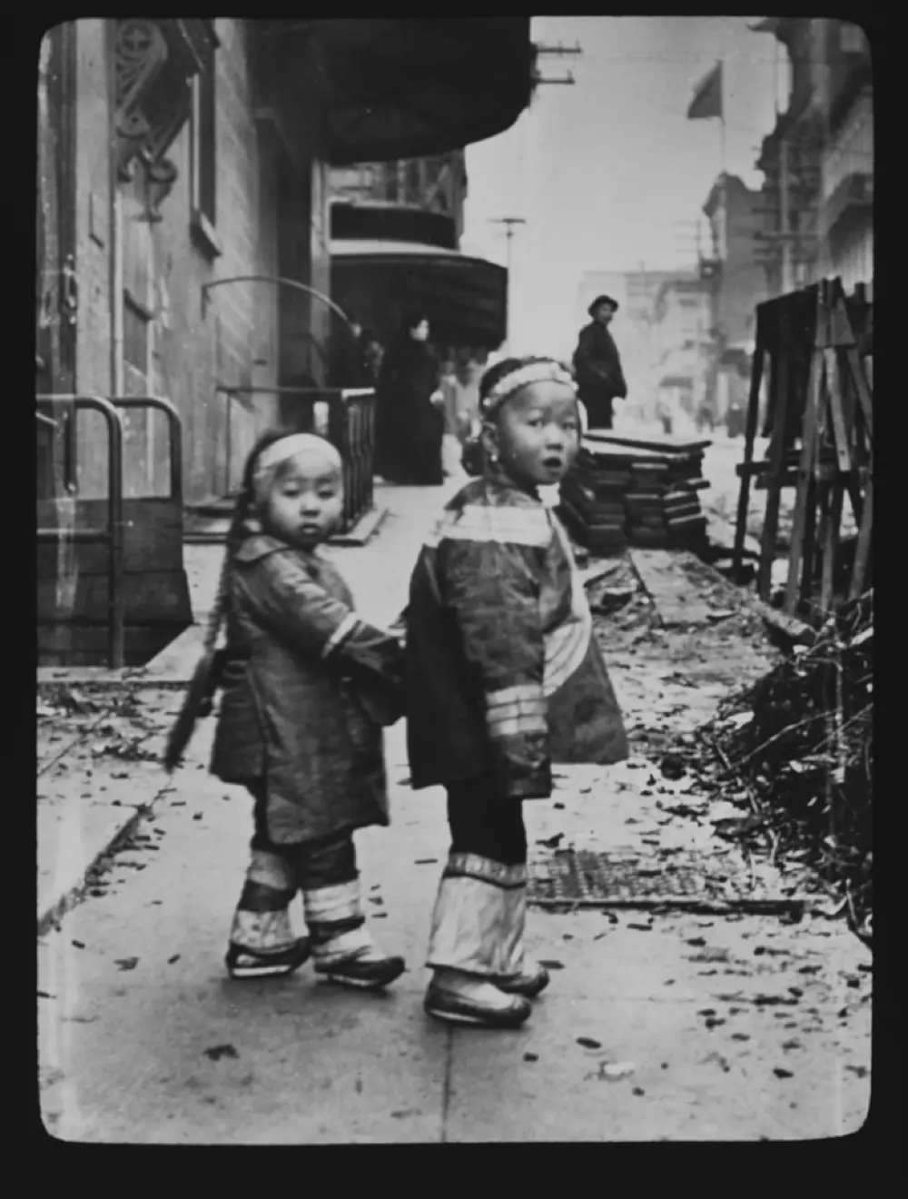 Their first photograph, Chinatown, San Francisco