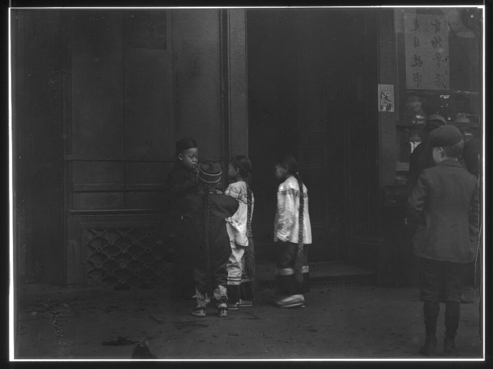 His first cigar, Chinatown, San Francisco