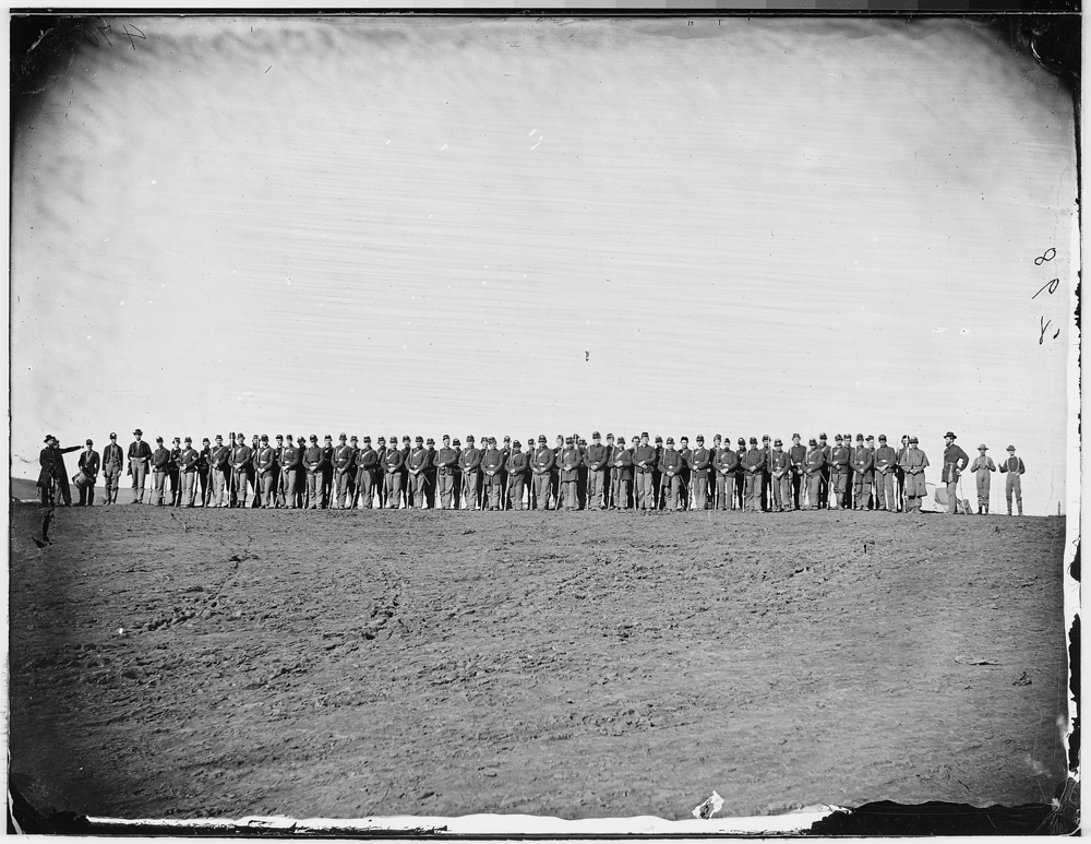 Infantry on parade