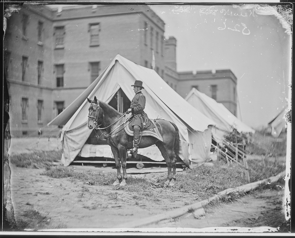 Gen. Joseph Hooker and horse
