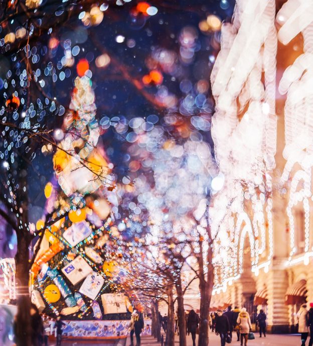 Magical Christmas Winter Photography in Moscow