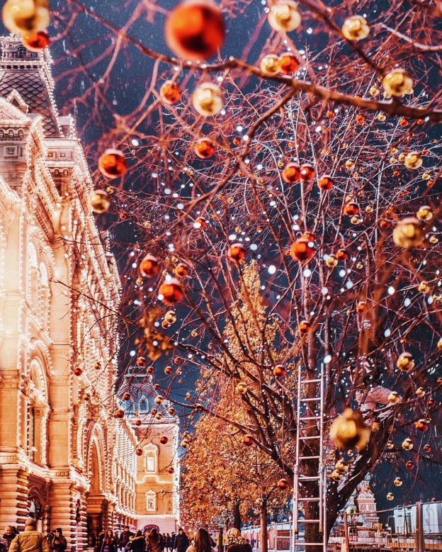 Magical Christmas Winter Photography in Moscow