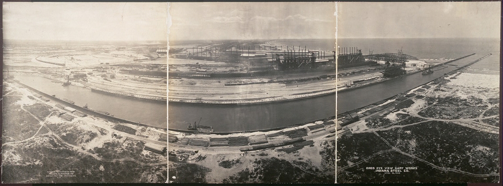 Birds eye view, Gary Works, Indiana Steel Co., April 18, 1908