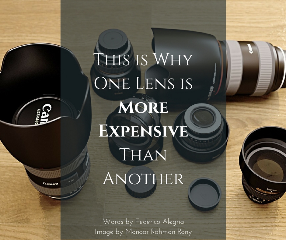 what makes a camera lens expensive