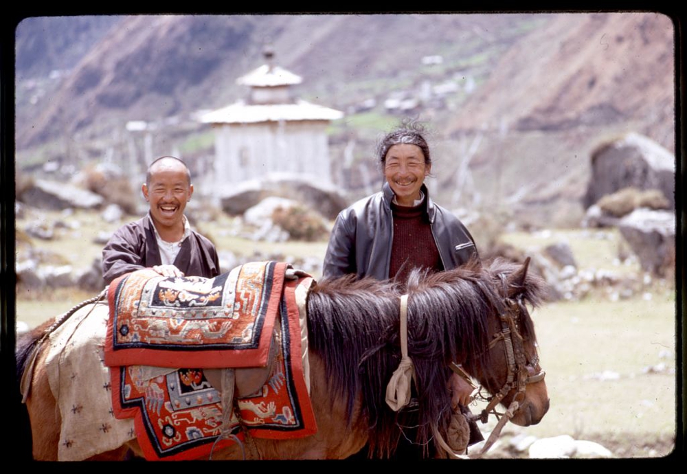 Two brothers and horse, Sikkim