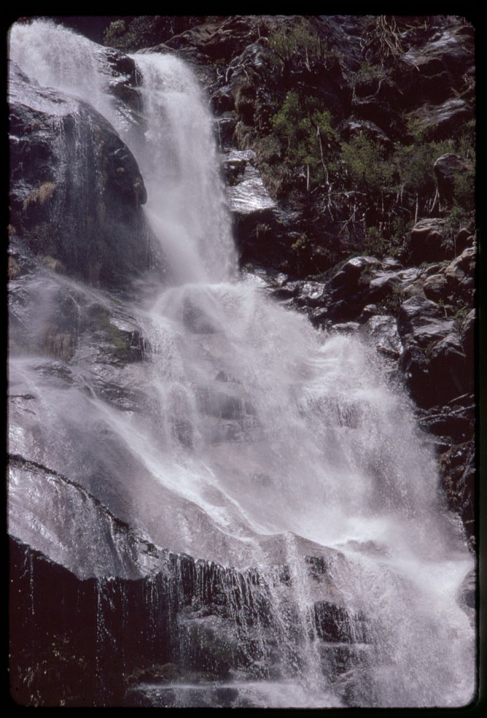 Waterfall, typical of Sikkim