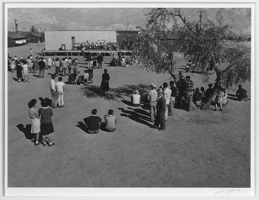 Band concert, Manzanar Relocation Center