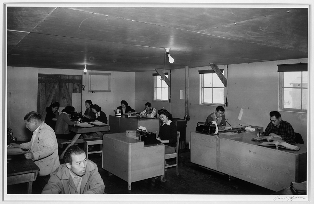 Co-op enterprise office, Manzanar Relocation Center