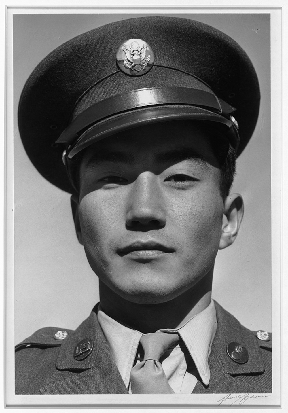 Corporal Jimmie Shohara, Manzanar Relocation Center, Calif.