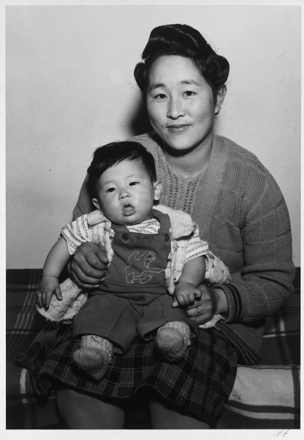 Mitsu Nakai and baby