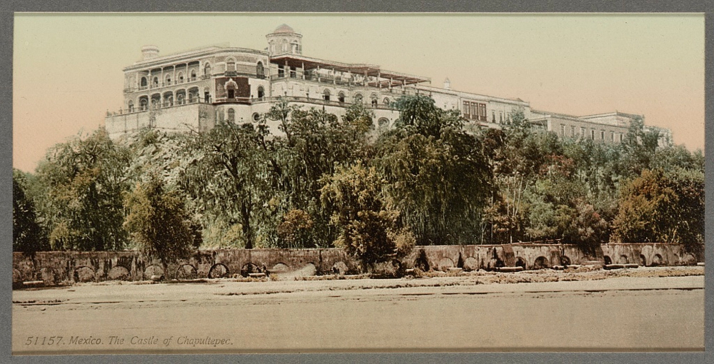 Mexico, the Castle of Chapultepec