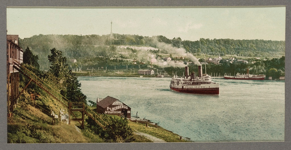 Niagara, Queenstown [i.e., Queenston] Heights from Lewiston