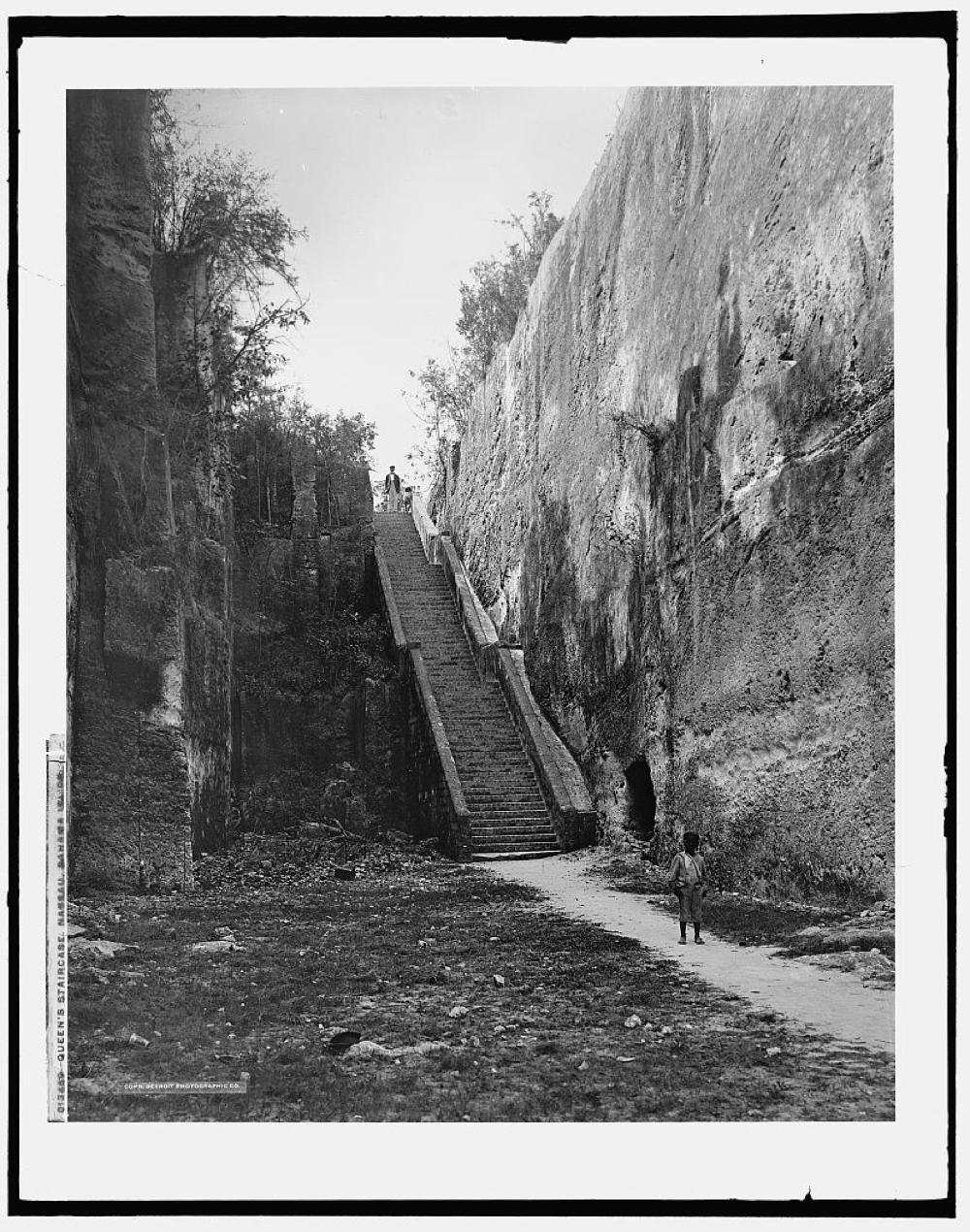 Queen's staircase, Nassau, Bahama Islds