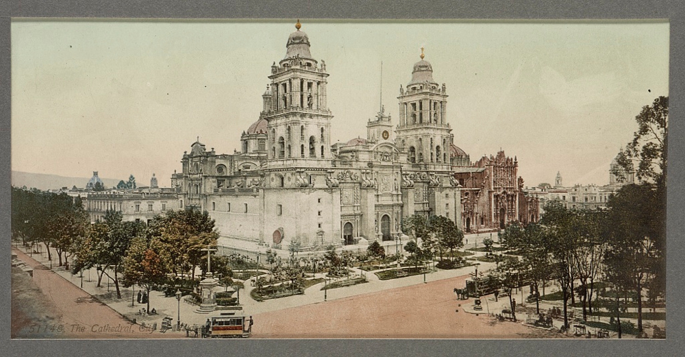 The cathedral, City of Mexico