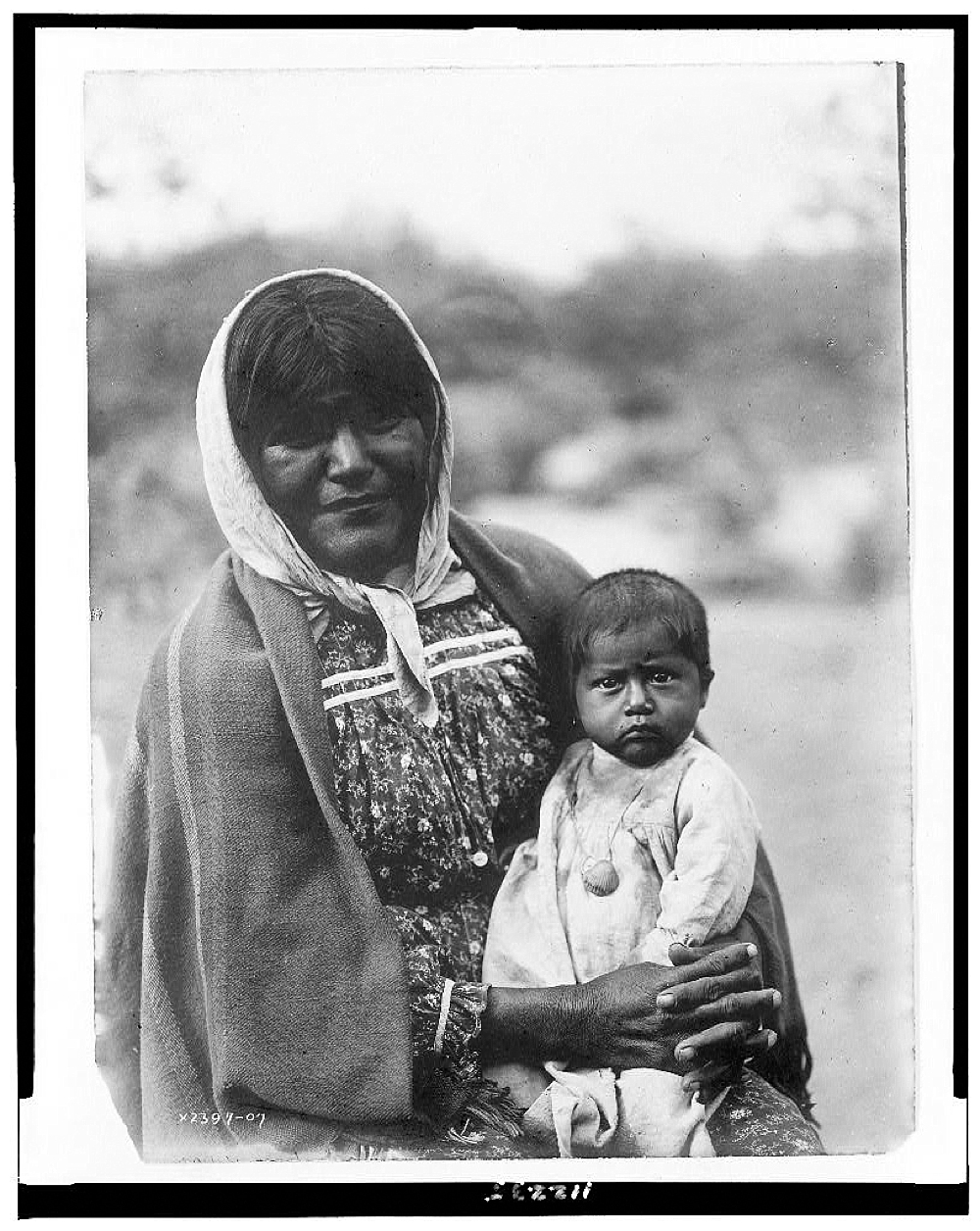 Chemehuevi mother and child