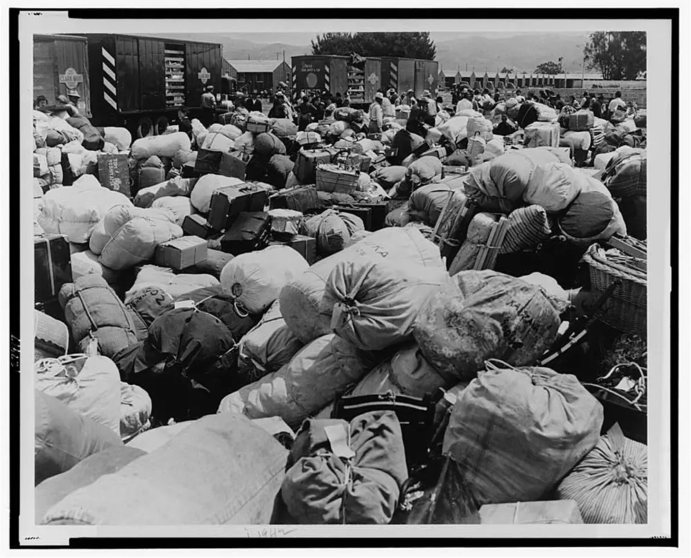 Japanese relocation, California