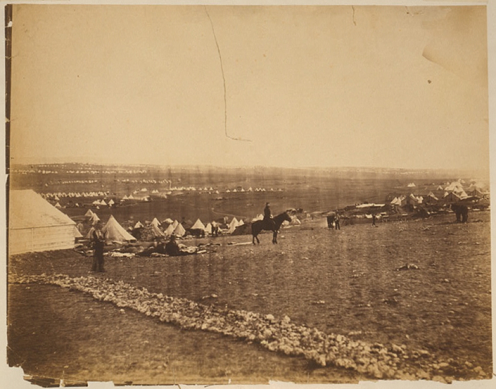 Camps on plateau before Sebastopol